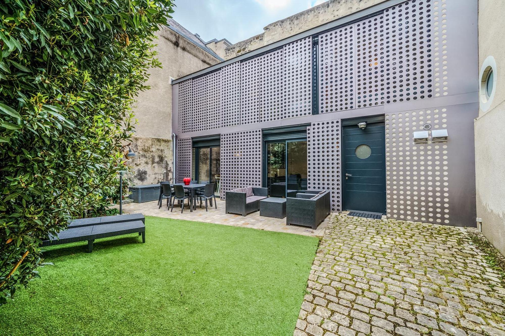 Maison D'Architecte Centre Tours Jardin, Climatisation, Parking 5 P ภายนอก รูปภาพ