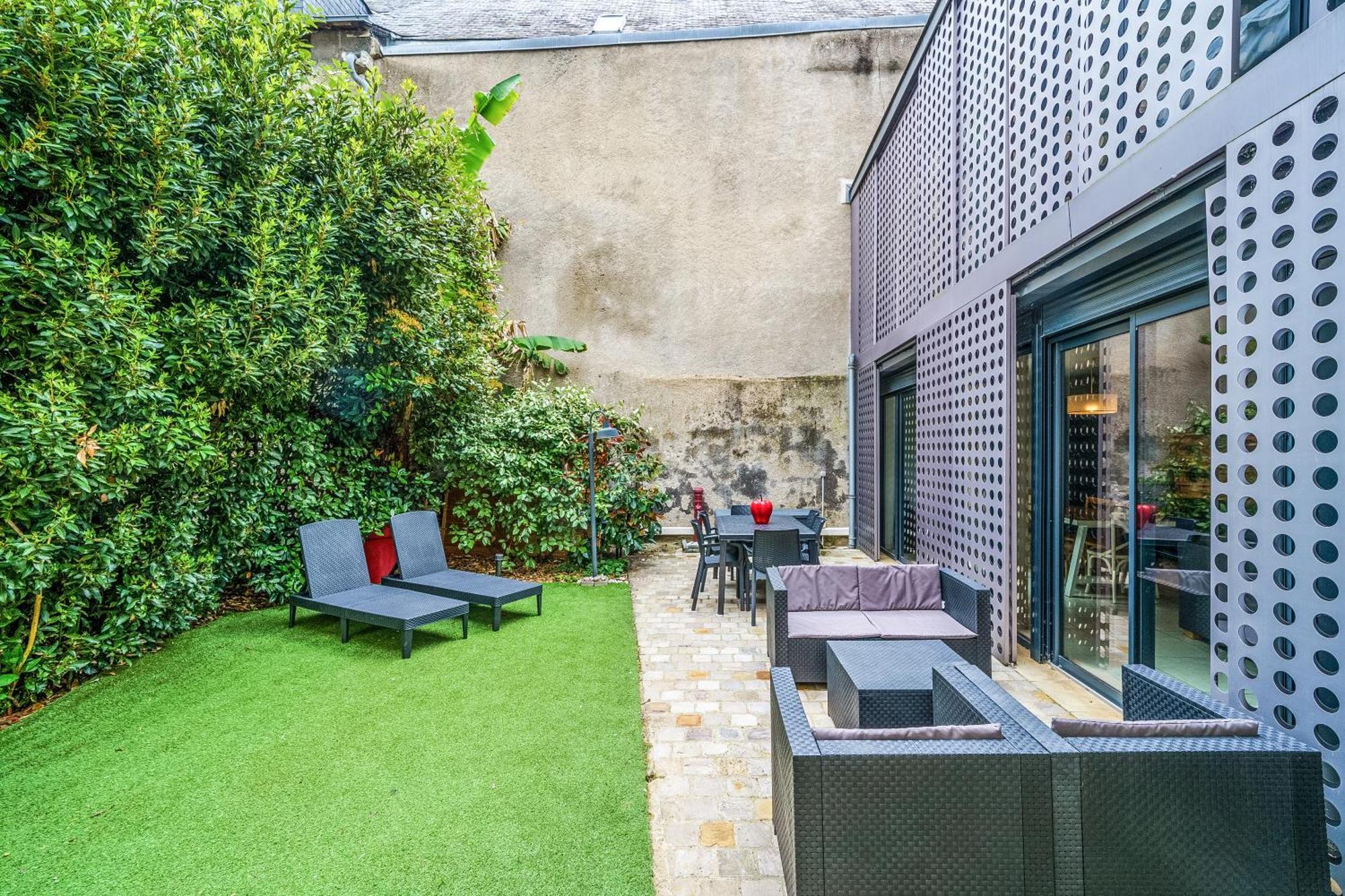 Maison D'Architecte Centre Tours Jardin, Climatisation, Parking 5 P ภายนอก รูปภาพ